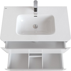 Iddis Тумба под раковину Edifice 80 подвесная белая – фотография-5